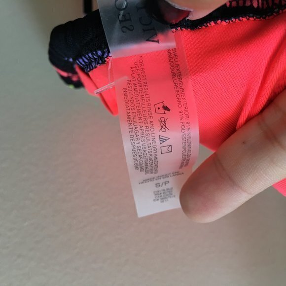 Victoria’s Secret Swim Striped Bikini Top Bra - Picture 3 of 5